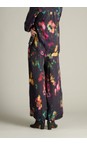 Sahara Multi Abstract Painterly Floral Wide Trouser  