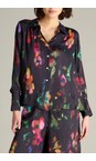 Sahara Multi Abstract Painterly Floral Shirt  