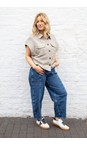 Mos Mosh 447 Dark Blue Rosy Galleon Dark Blue Ankle Jean  