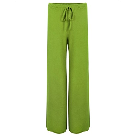 Amazing Woman Colette Mojito Green Supersoft Knit Trousers - Green