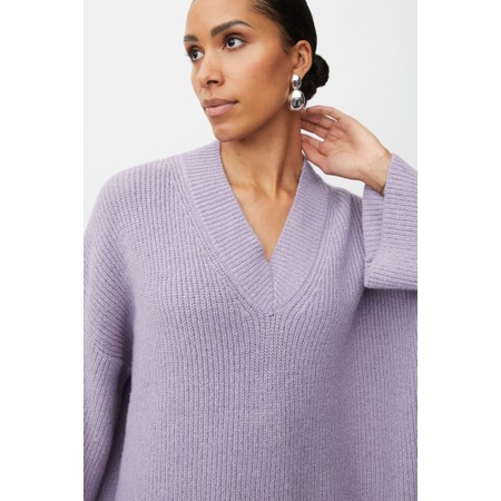 Masai Clothing MaFayima Wisteria Knit Mix Top - Blue