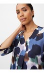 Masai Clothing Navy Blazer MaNodetta Navy Blazer Print Dress  