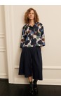 Masai Clothing Navy Blazer MaIbilisan Navy Blazer Print Shirt  
