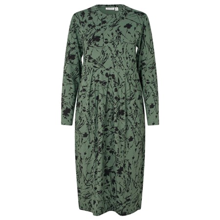 Masai Clothing MaNamo Duck Green Jersey Print Dress - Green