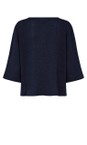 Masai Clothing Navy Blazer MaDarmi Basic Navy Boucle Top  
