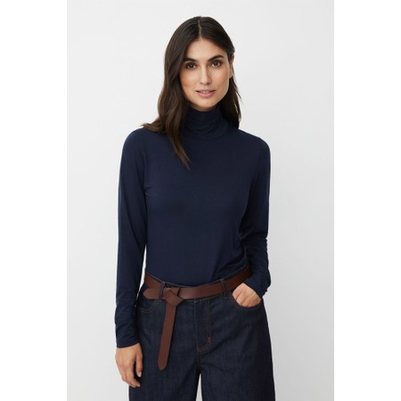 Masai Clothing MaBrooklyn Navy Blazer Jersey Top - Blue