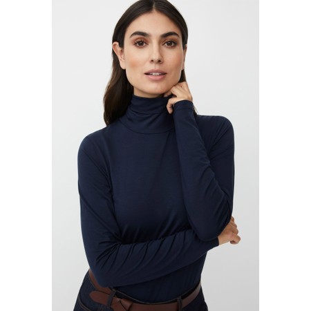 Masai Clothing MaBrooklyn Navy Blazer Jersey Top - Blue