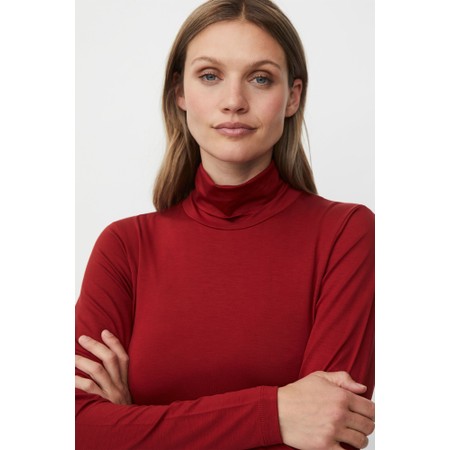 Masai Clothing MaBrooklyn Red Dahlia Jersey Top - Red