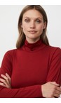 Masai Clothing Red Dahlia MaBrooklyn Red Dahlia Jersey Top  