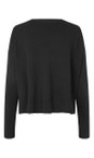 Masai Clothing Black  MaFayda  Black Lightweight Boxy Knit Jumper  