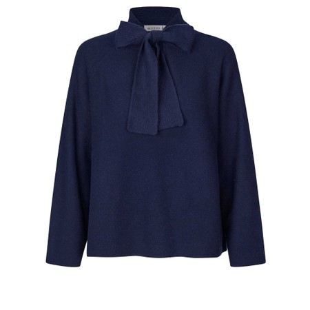 Masai Clothing MaFadeya Knit Cashmere Touch Jumper - Blue