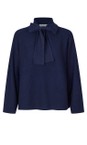 Masai Clothing Navy Blazer MaFadeya Knit Cashmere Touch Jumper  