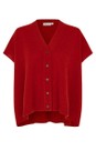 Masai Clothing Red Dahlia MaLucanne Knit Cashmere Touch Top  