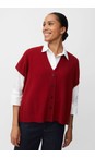 Masai Clothing Red Dahlia MaLucanne Knit Cashmere Touch Top  