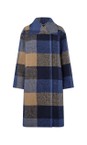 Masai Clothing Navy Blazer MaTasoula Boucle Check Coat  