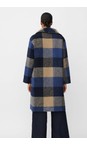 Masai Clothing Navy Blazer MaTasoula Boucle Check Coat  