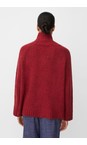 Masai Clothing Red Dahlia MaFenoria Red Dahalia Knit Crofter Top  