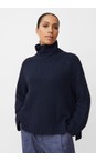 Masai Clothing Navy Blazer MaFenoria Navy Blazer Knit Crofter Top  