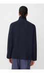 Masai Clothing Navy Blazer MaFenoria Navy Blazer Knit Crofter Top  