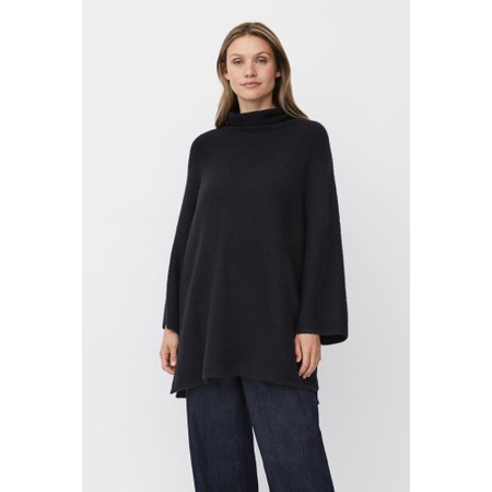 Masai Clothing MaFoxanne Black Boucle Knit Top - Black