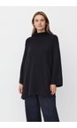 Masai Clothing Black  MaFoxanne Black Boucle Knit Top  