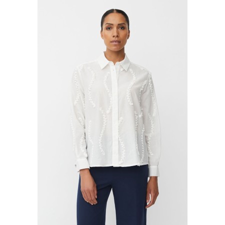 Masai Clothing MaImma Embroidered Shirt - Black