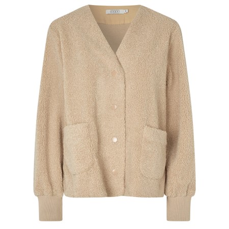 Masai Clothing MaJunte Teddy Jacket - Grey