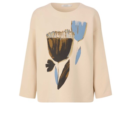 Masai Clothing MaDesvon Print Top - Grey