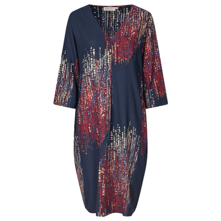 Masai Clothing MaNodetta Print Dress - Red