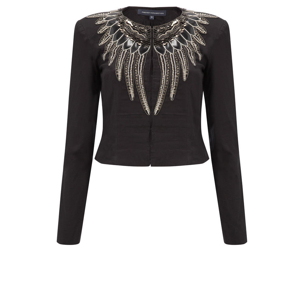 French Connection Iron Eagle Jacket in Black