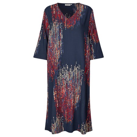 Masai Clothing MaNusala Print Dress - Red