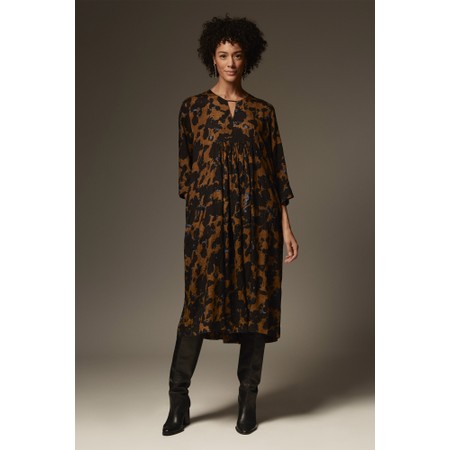 Masai Clothing MaNadyne Print Dress - Brown
