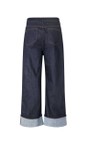Masai Clothing Dark Denim MaPalvessa Crop Denim Trouser  