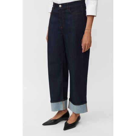 Masai Clothing MaPalvessa Crop Denim Trouser - Blue