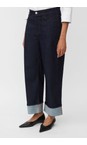 Masai Clothing Dark Denim MaPalvessa Crop Denim Trouser  