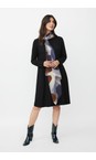 Masai Clothing Navy Blazer MaAjaksa Wool Mix Print Scarf  