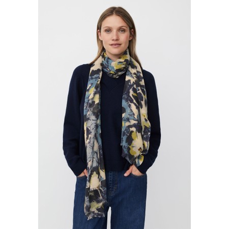 Masai Clothing MaAnsela Wool Mix Scarf - Blue
