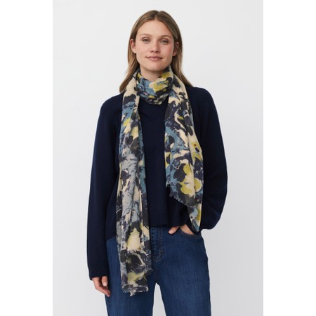 Masai Clothing MaAnsela Wool Mix Scarf - Blue