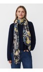 Masai Clothing Proven Blue MaAnsela Wool Mix Scarf  