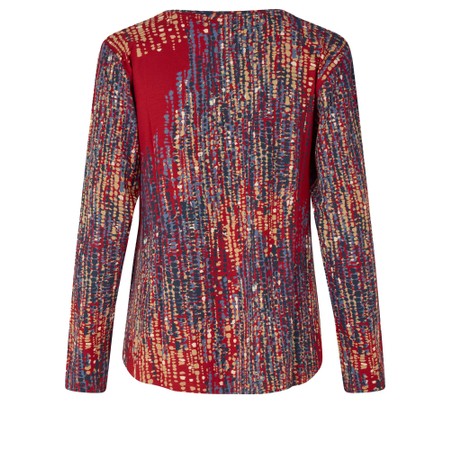 Masai Clothing MaBadisna Jersey Print Top - Red