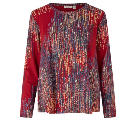 Masai Clothing MaBadisna Jersey Print Top - Red