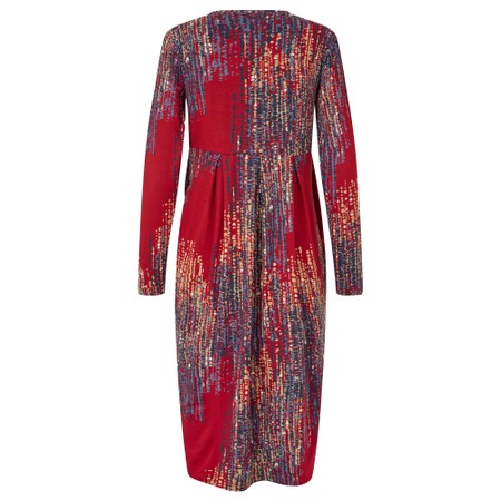 Masai Clothing MaNamo Jersey Print Dress - Red