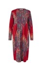 Masai Clothing Red Dahlia MaNamo Jersey Print Dress  