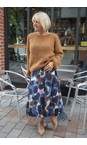 Masai Clothing Navy Blazer MaSucela Navy Blazer Print Skirt  