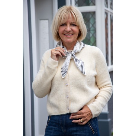 Chalk Mary Ivory Cardigan - Off-White