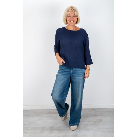 Masai Clothing MaPassang Wide Leg Denim Jean - Blue