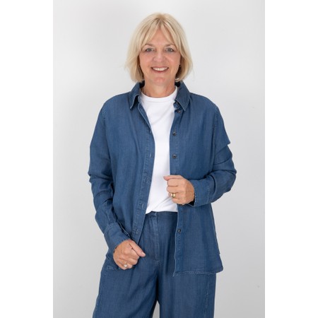 Masai Clothing MaIshana Soft Denim Shirt - Blue