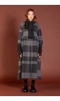 Mama B Antracite Reishi S Antracite Check Dress  