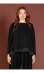 Mama B Nero Bamboo Nero Tring Frill Jumper  