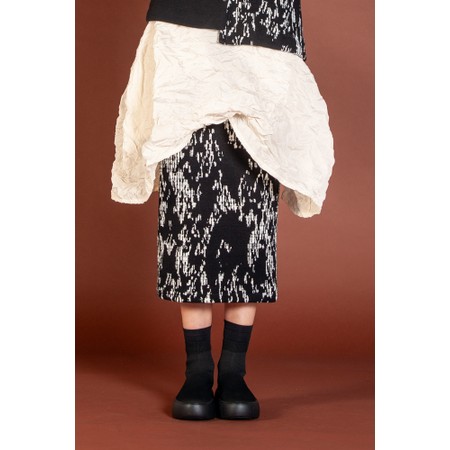 Mama B Lilla J Jacquard Skirt - Black